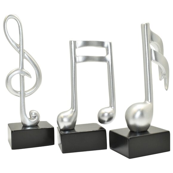 Adam & Friends Home Decor Muscial Notes, 16Th, Double 16Th & Clef Sculptures - Picture 3 of 6